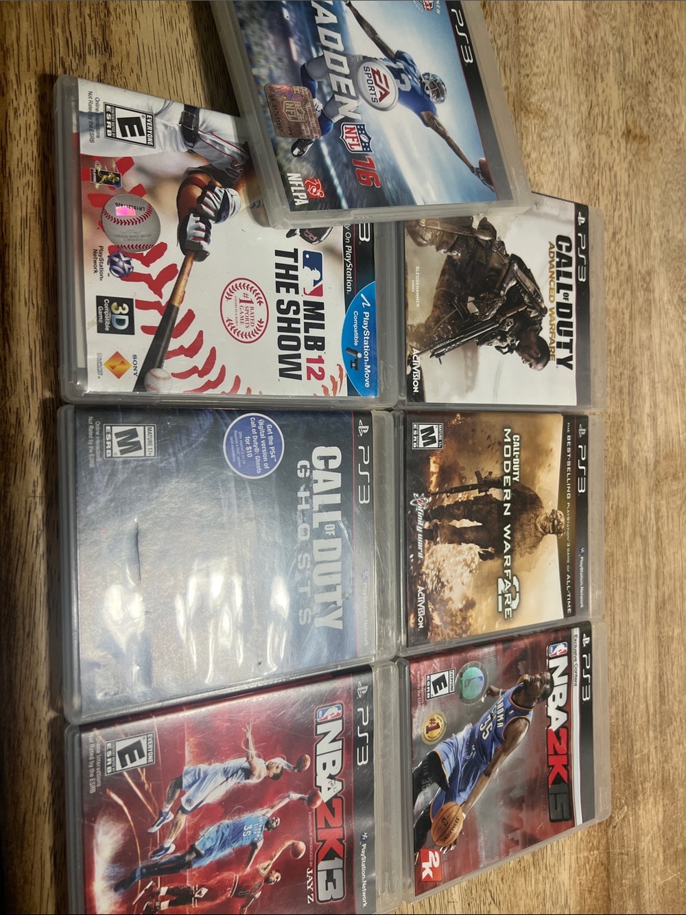 Assorted PS3 Video Games Bundle - Black Covers